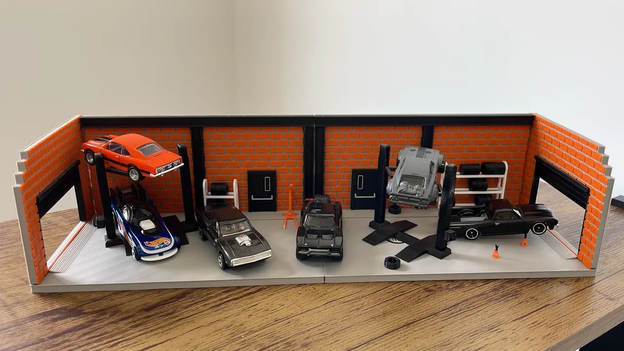 Garagem Hotwheels custom (impressão 3d) - Foto 3