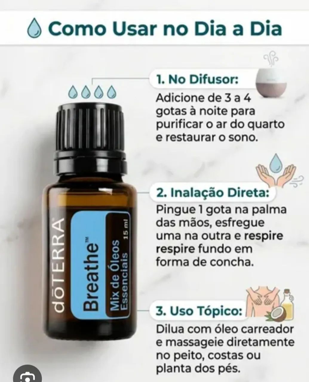 doterra óleo essencial Breathe  - Foto 3