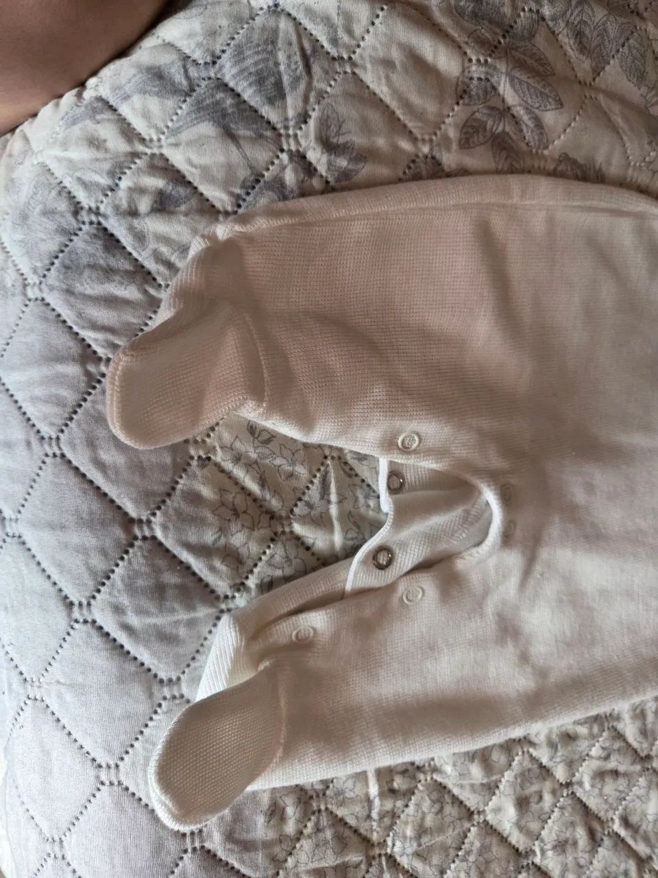 Macacão Newborn RN Off-White - Foto 2