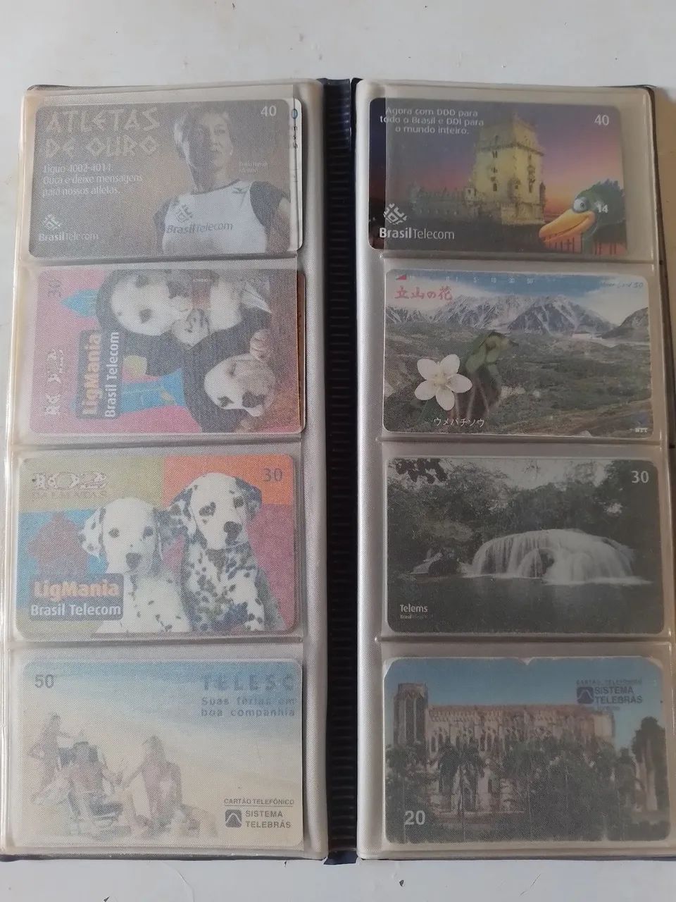 Cartões de orelhão 