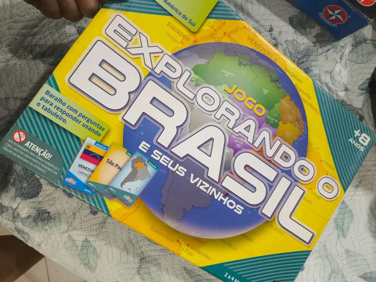 Jogo de tabuleiro  Explorando o Brasil - Foto 2