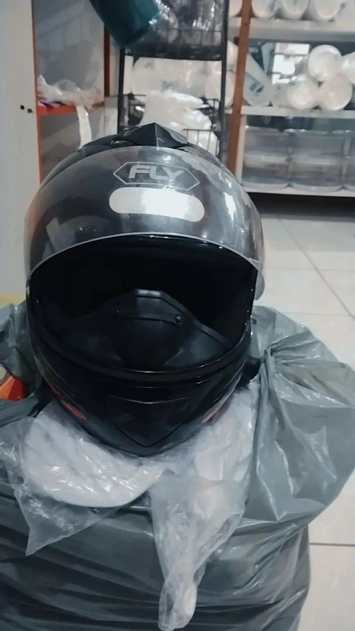 Capacete Fly 58 Original - Conservado e Pouco Uso - Foto 4
