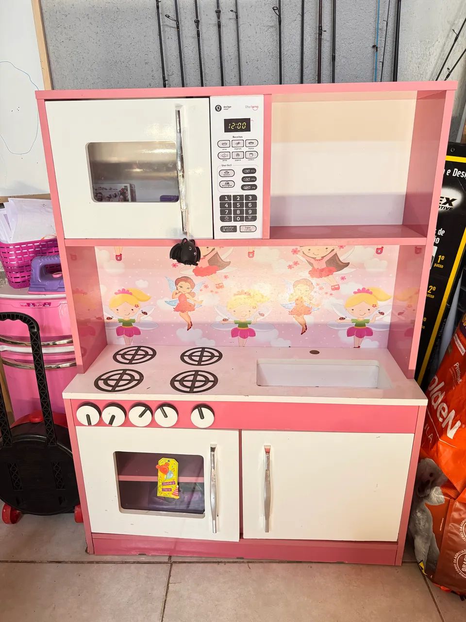 Cozinha Infantil de Madeira Completa - Foto 3