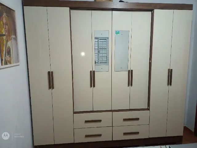 Guarda roupas 8 portas e 4 gavetas - VENDO - Foto 2