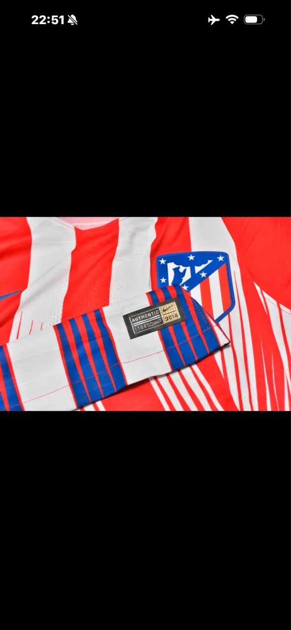 Camisa Atletico de Madrid 2018 Original jogador - Foto 4