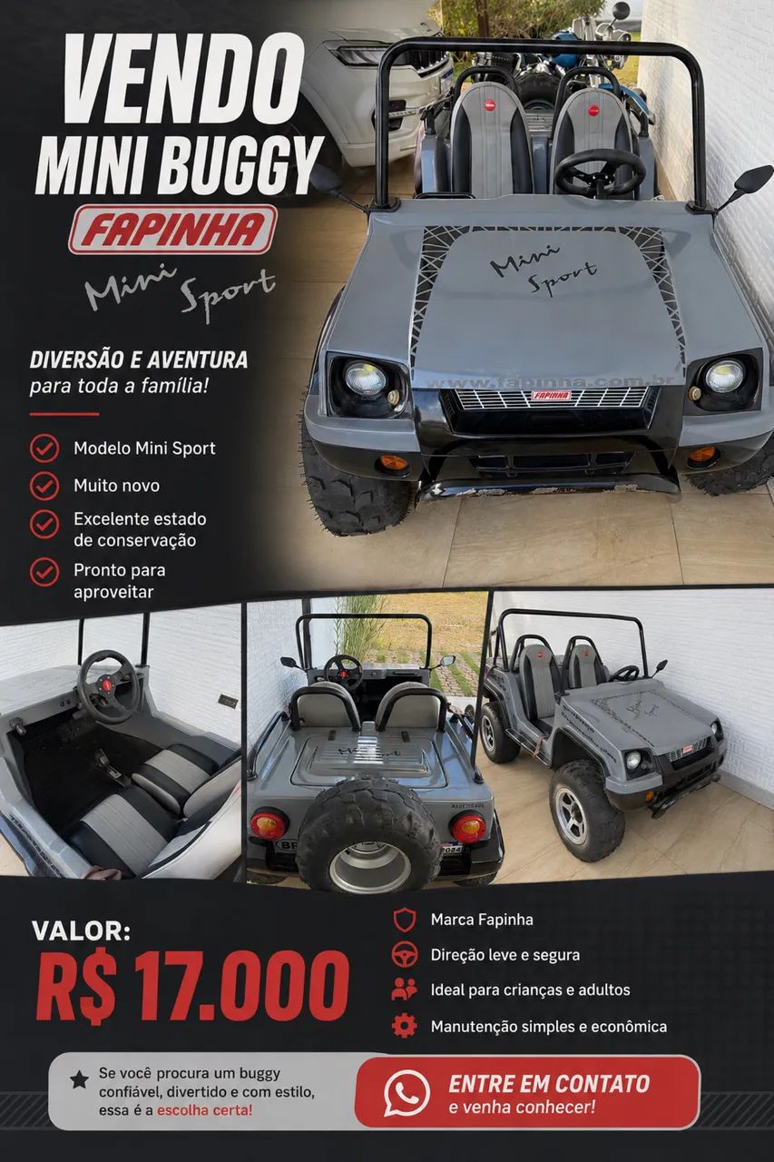 Mini buggy fapinha  - Foto 4