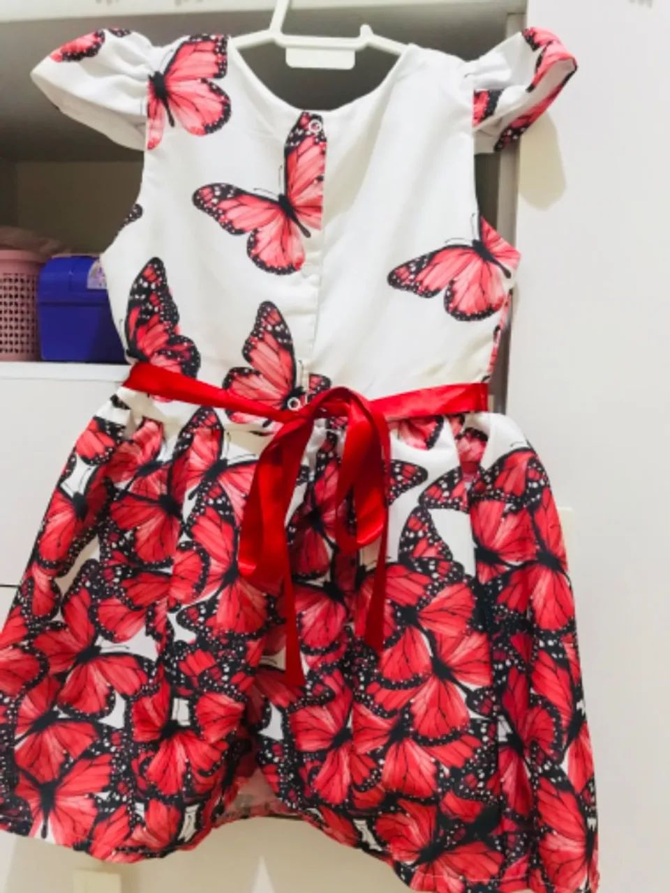 Vestido vermelho infantil - Foto 3