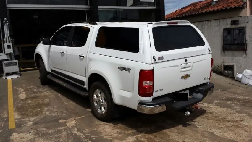 Capota de fibra nova para S10 cabine dupla  - Foto 6