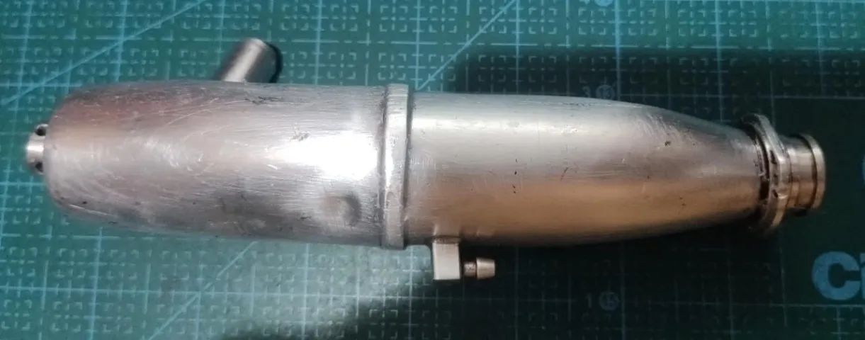 Escapamento 1/8 em aluminio - Foto 2