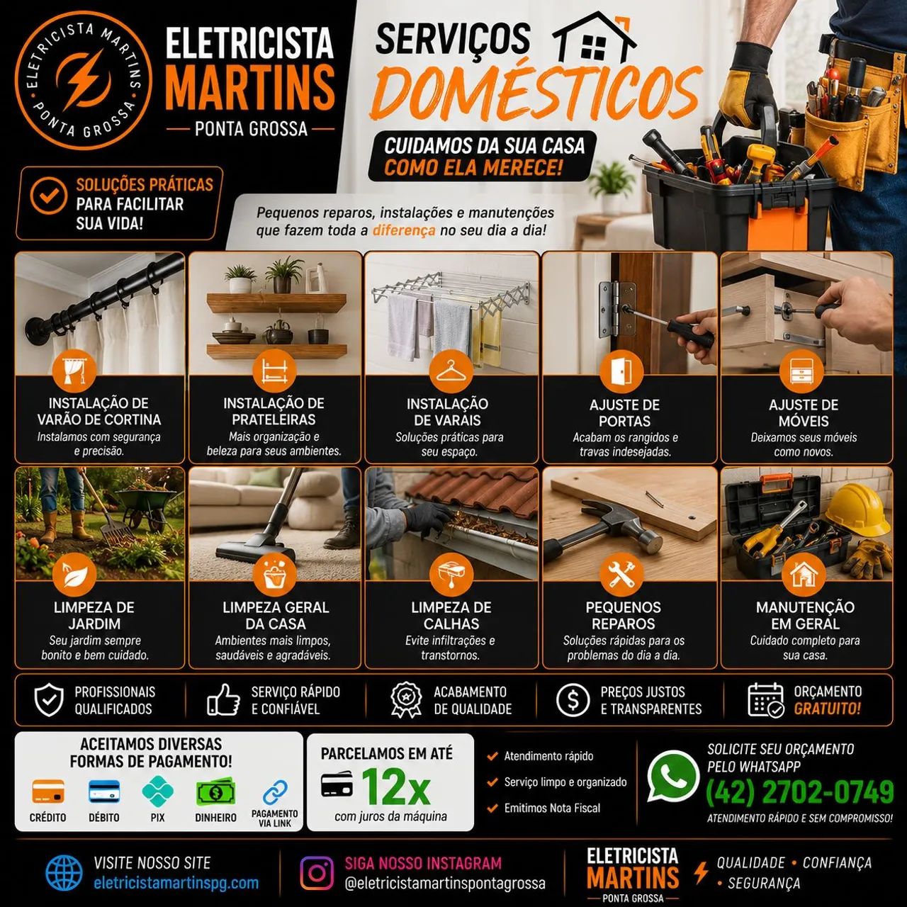 Eletricista Martins Ponta aGrossa  - Foto 2