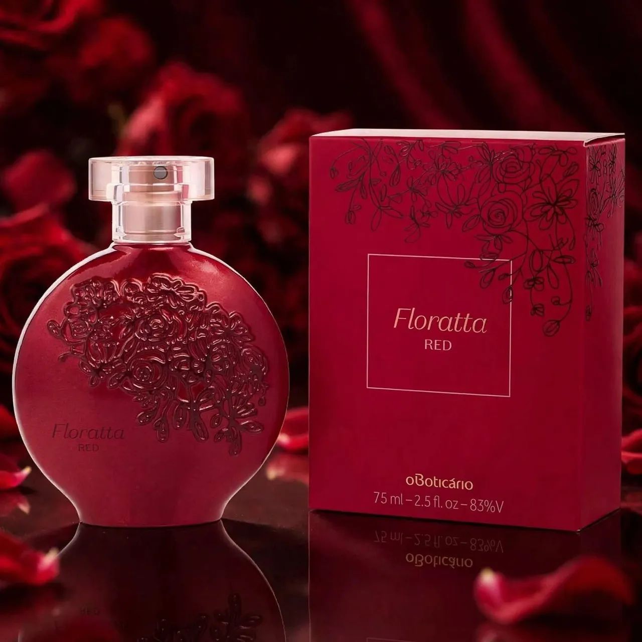 Perfume o boticario floratta red 75ml original - Foto 3