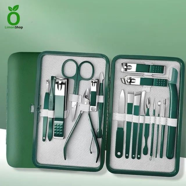 Kit Manicure e Pedicure 18 Peças Completo