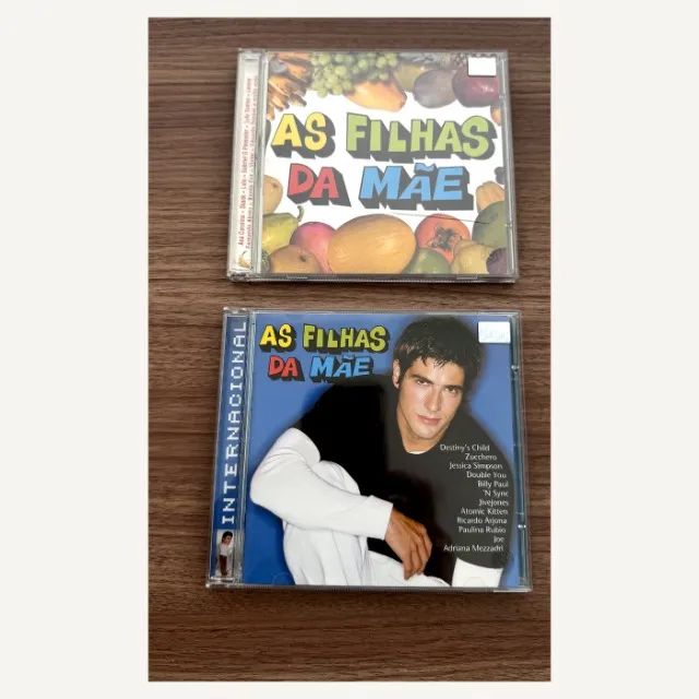 2 CDs As Filhas da Mae - Nacional e Internacional - Trilha de Novela Globo