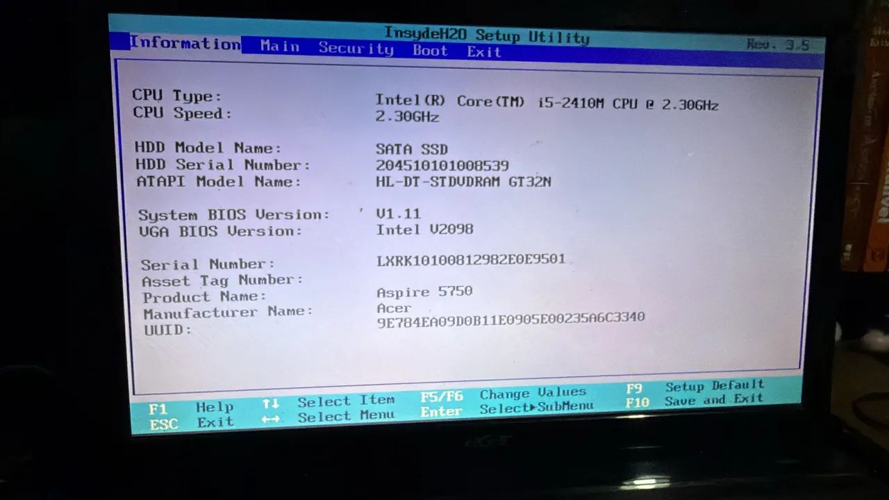 Notebook Acer Aspire 5750  - Foto 2