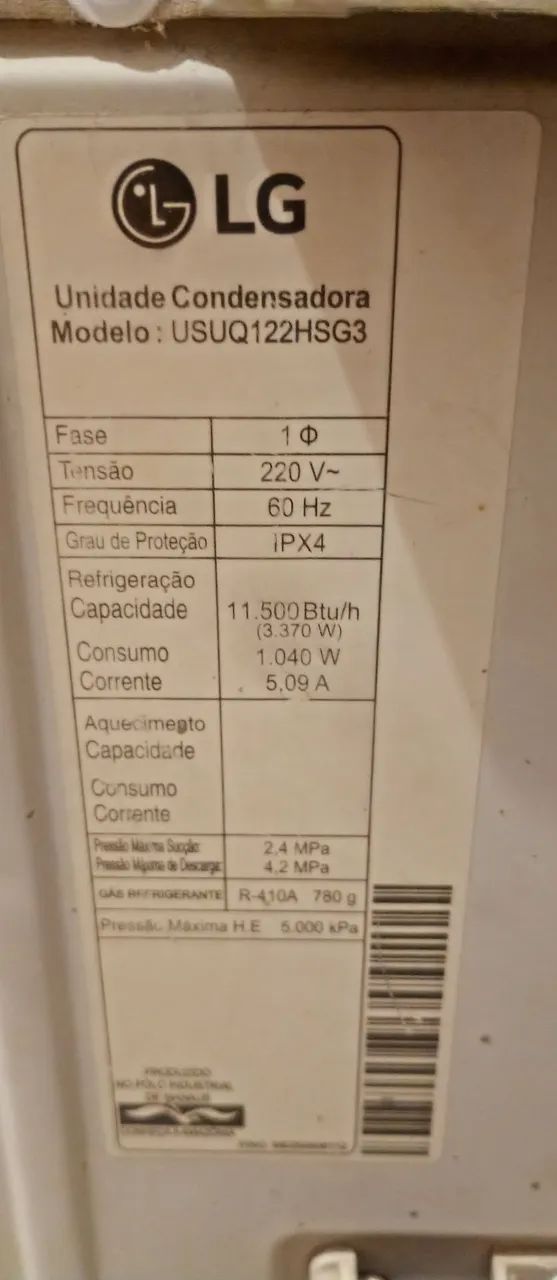ar condicionado split inverter lg - Foto 4