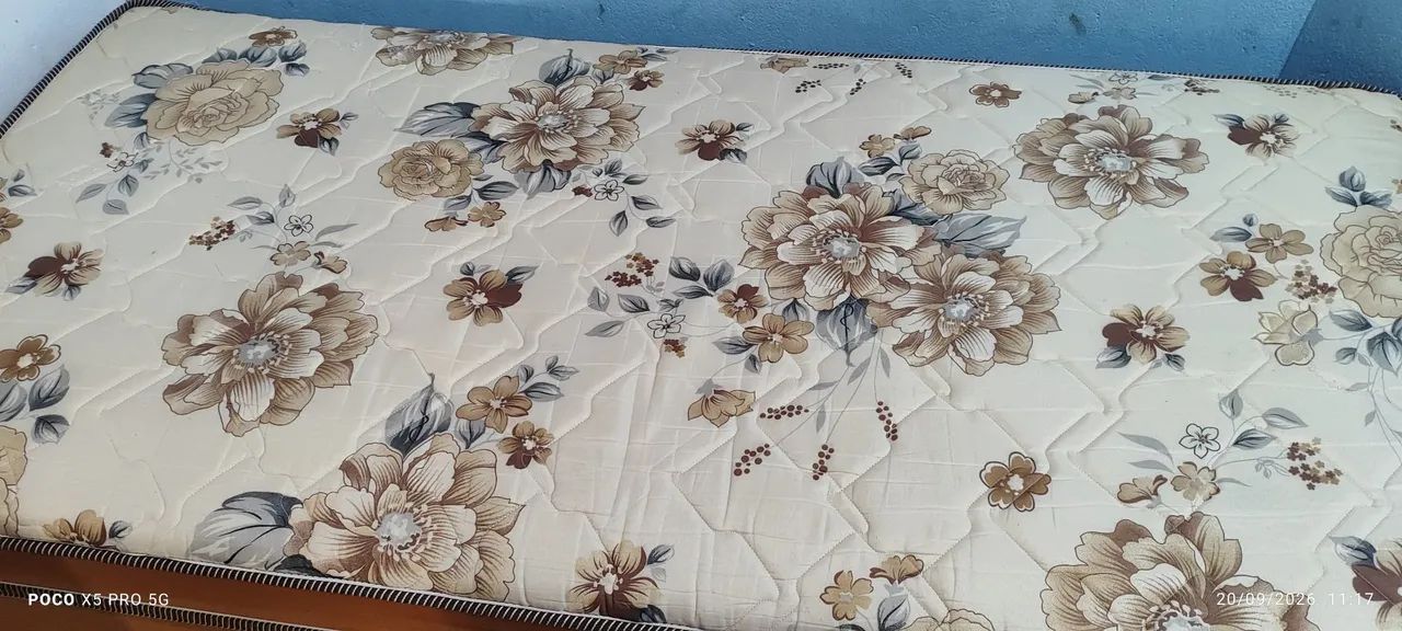 Cama box de molas , solteiro 