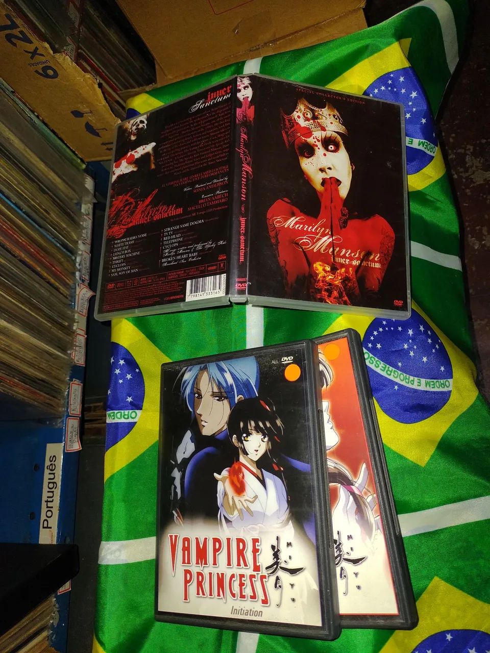 Marilyn Manson Dvd original, bom estado capa e disco. E outros! - Foto 4