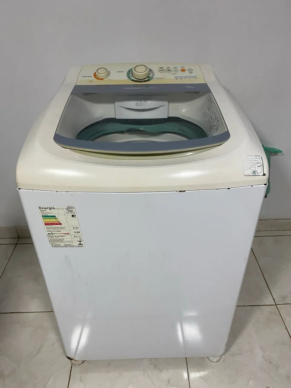 Máquina de lavar roupas 10kg Consul Facilite 