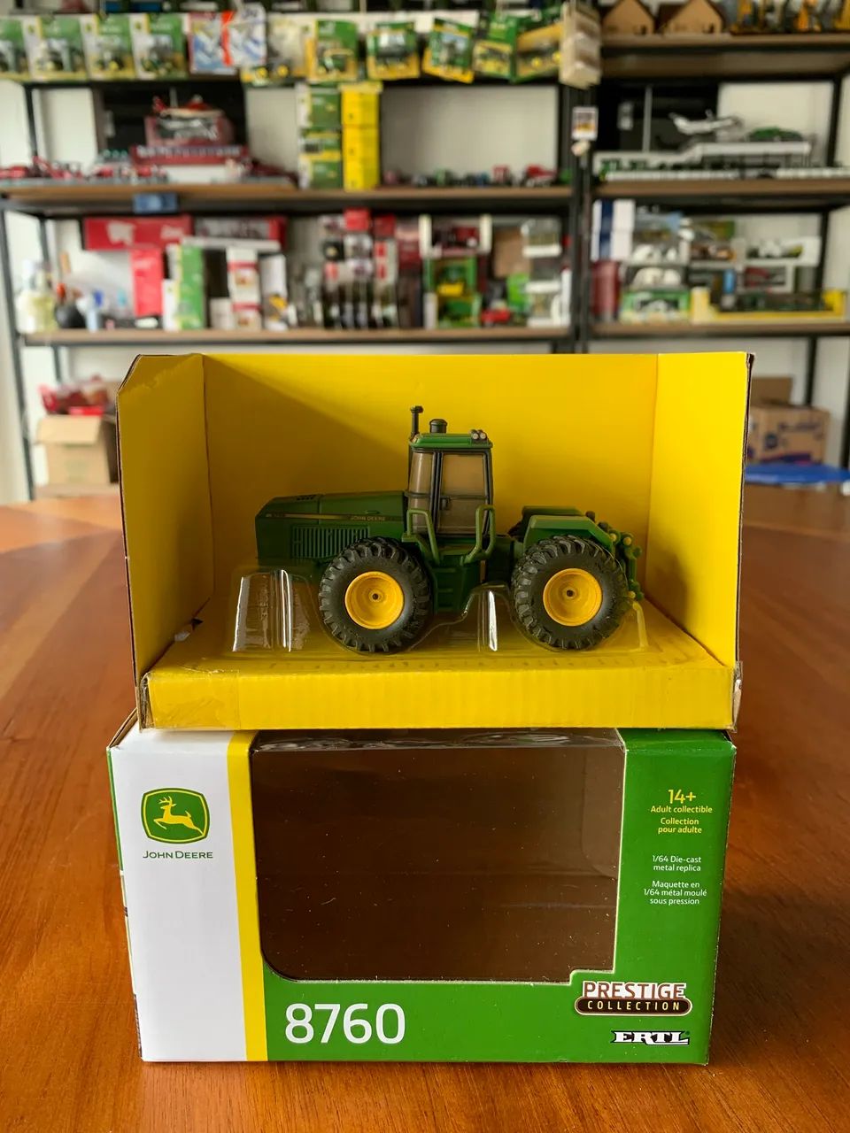 Miniatura trator John deere 8760 lamacento 1/64 - Foto 2