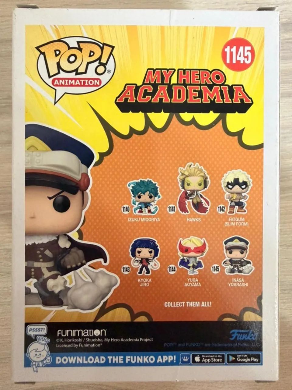 Funko Pop My Hero Academia Inasa Yoarashi 1145 - Foto 3