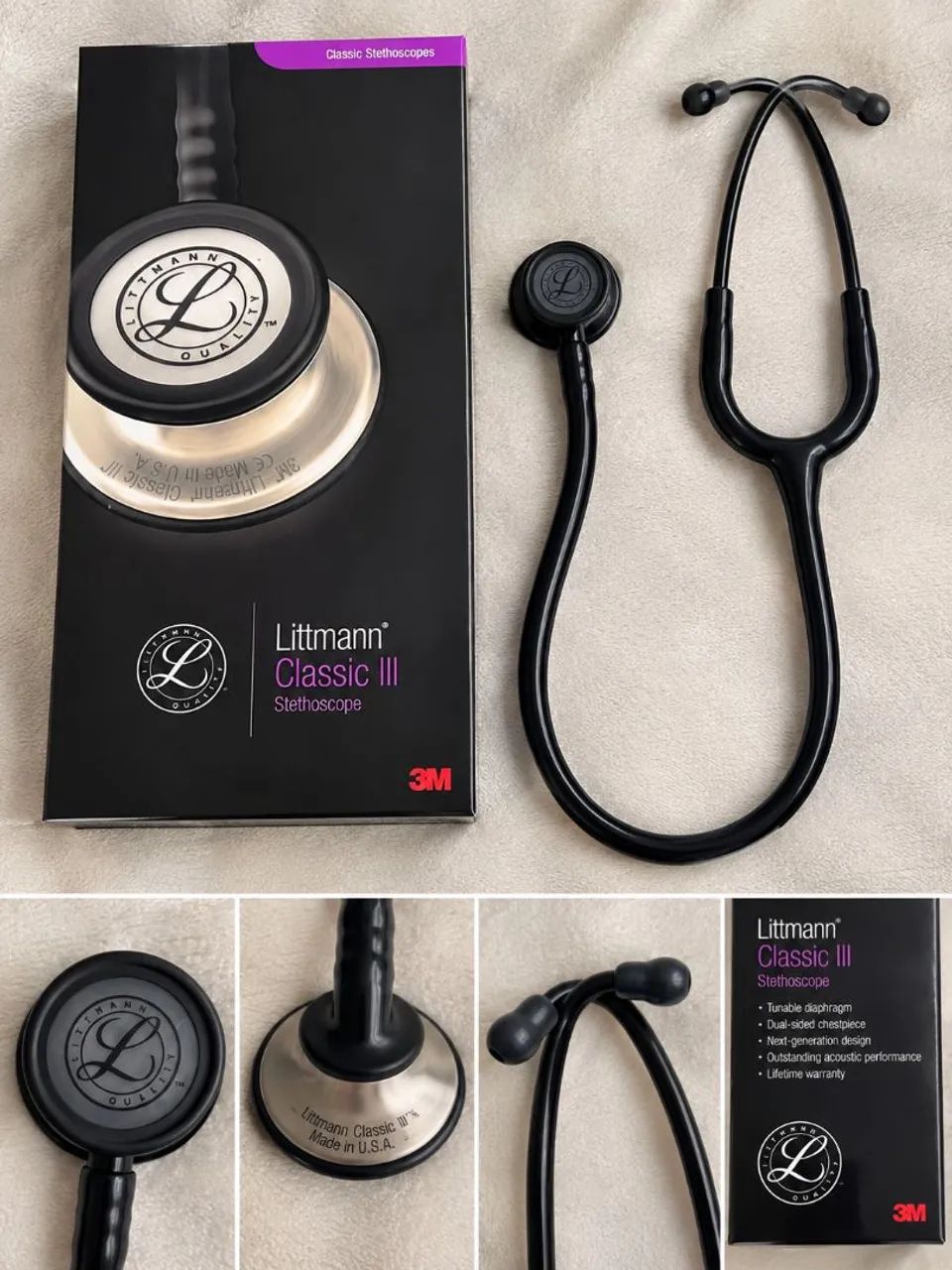 Estetoscópio Littmann Classic III Original | Pouquíssimo Uso + Caixa