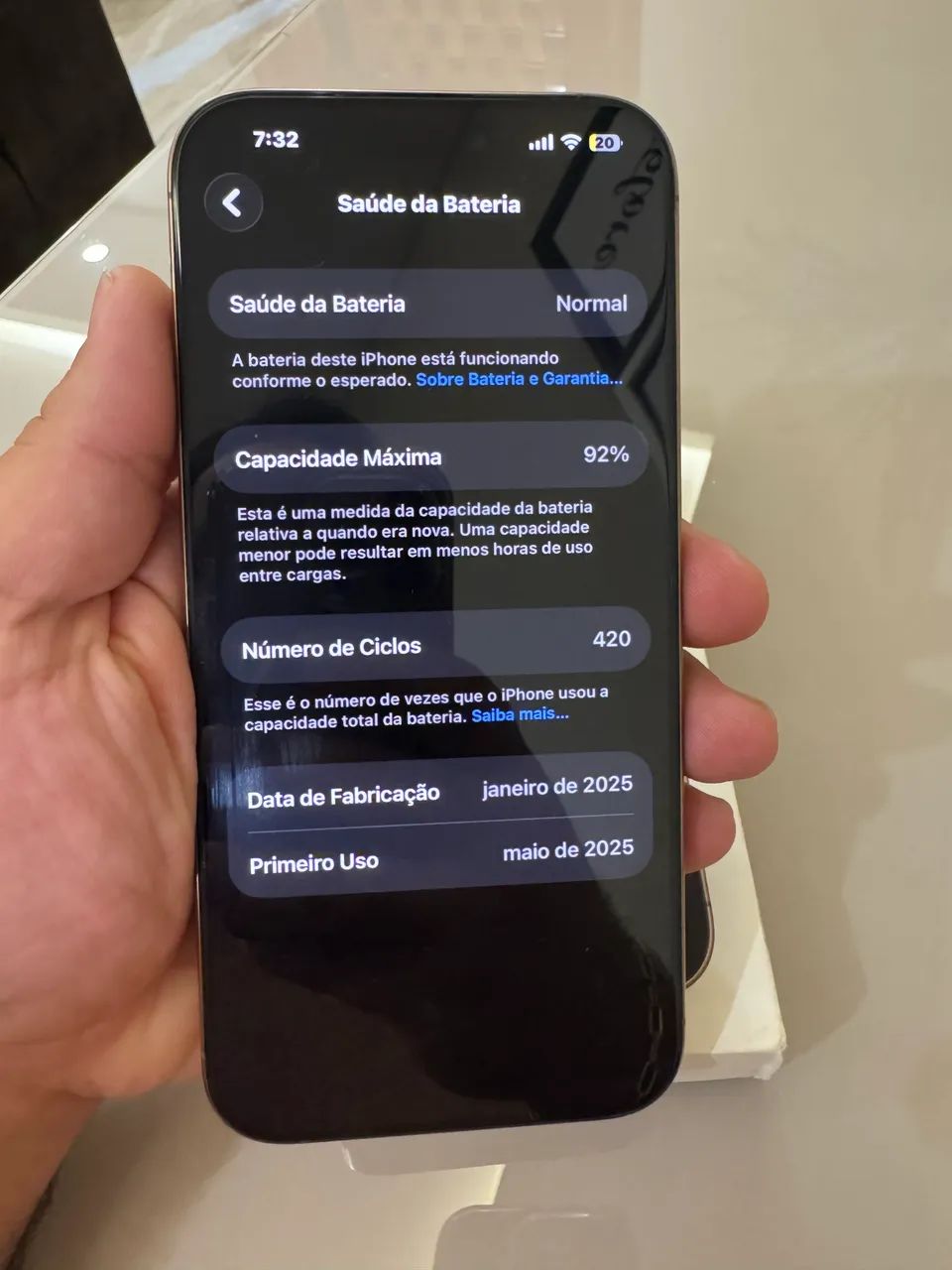 iPhone 16 Pro Max 256gb Desert Titânio  - Foto 3
