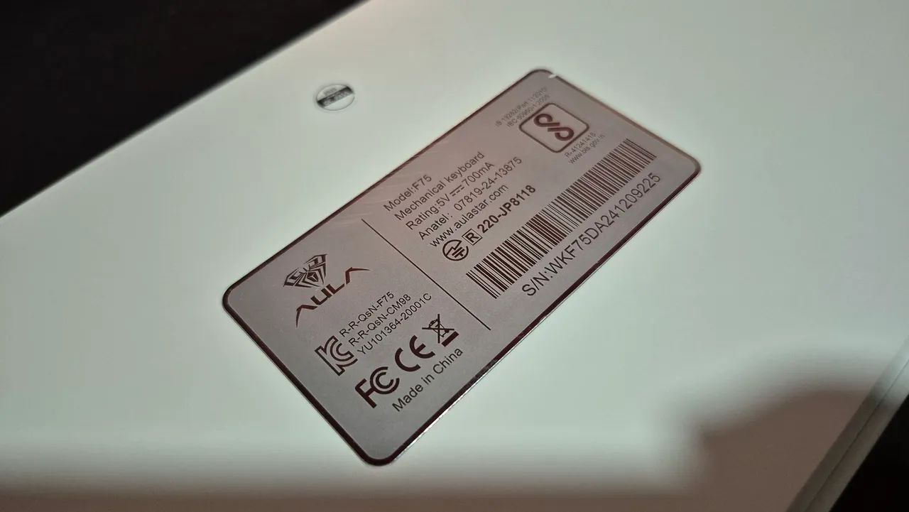 Teclado Gamer Mecânico Aula F75 + Pudding Keycaps<br> - Foto 4