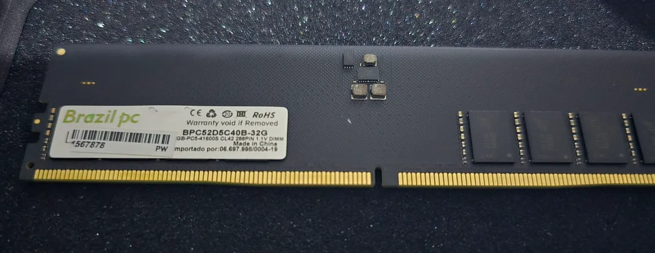 DDR5 5600MHz 16GB 1枚×2セット Memória RAM DDR5 16GB 2X8GB 5600MHz - Memória RAM - Muzambinho