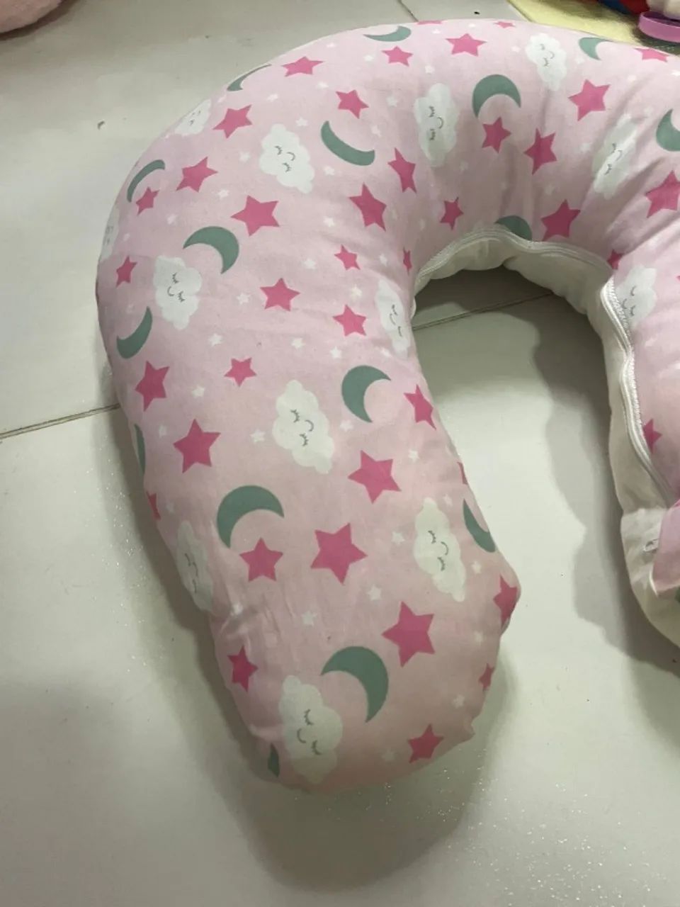 Almofada De Amamentação - Rosa - Foto 4
