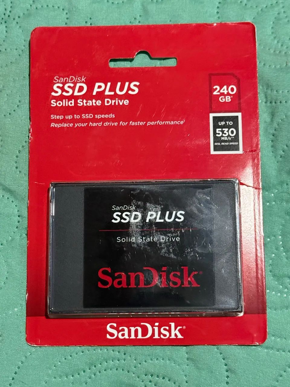 SSD SanDisk 240GB - NOVO - Armazenamento - Coronel Antonino, Campo