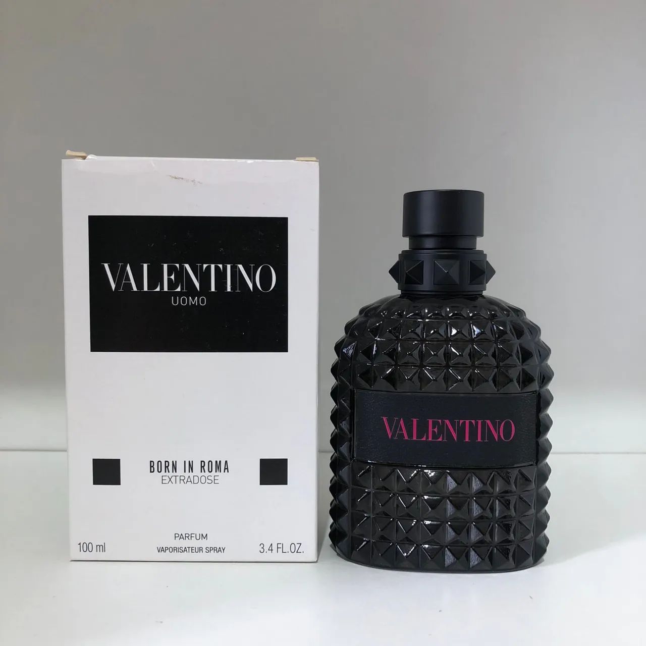 Tester Valentino Uomo Extradose Parfum 100 ml - original e sem uso