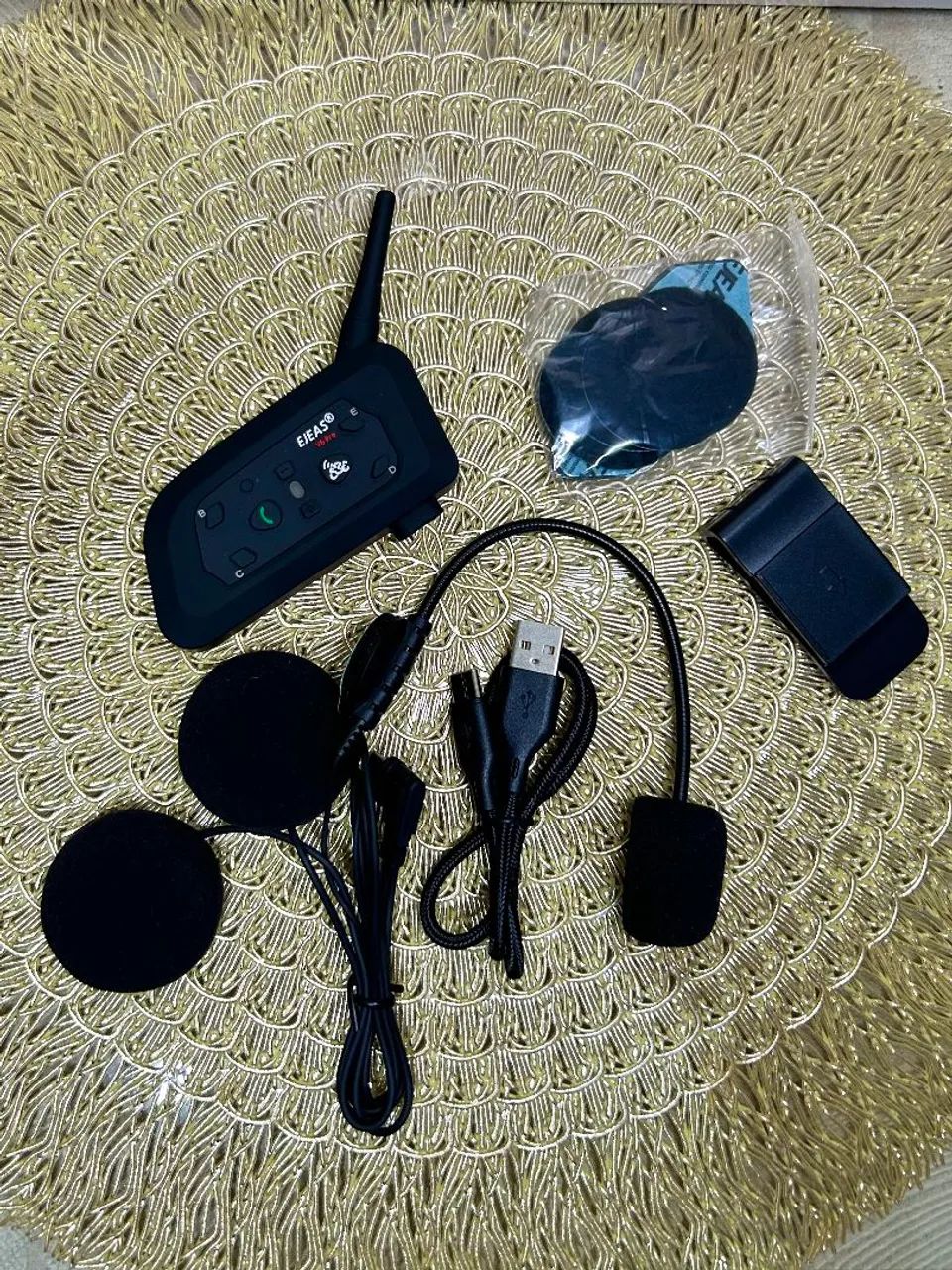 Comunicador Bluetooth Ejeas V6 Pro Plus para Capacete   - Foto 2