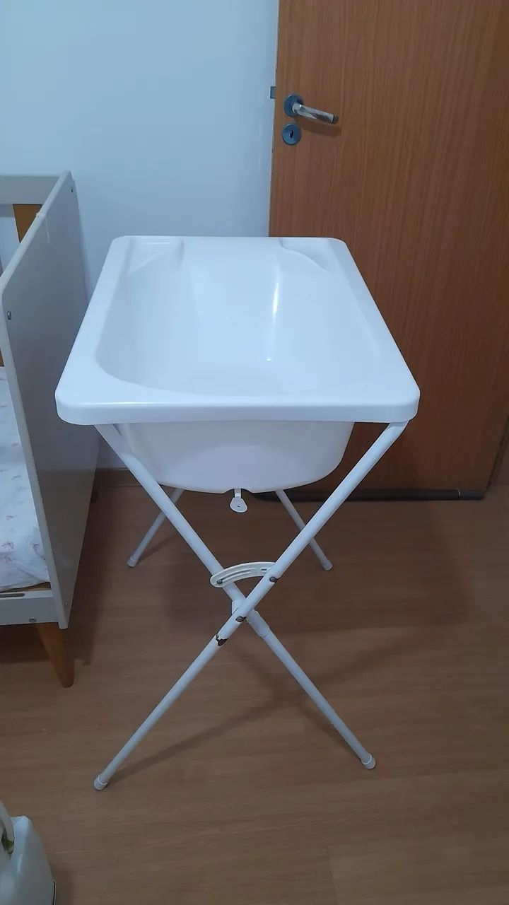Banheira para bebe com suporte  - Foto 2