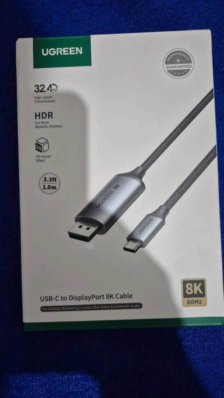 Cabo USB-C para DisplayPort UGREEN