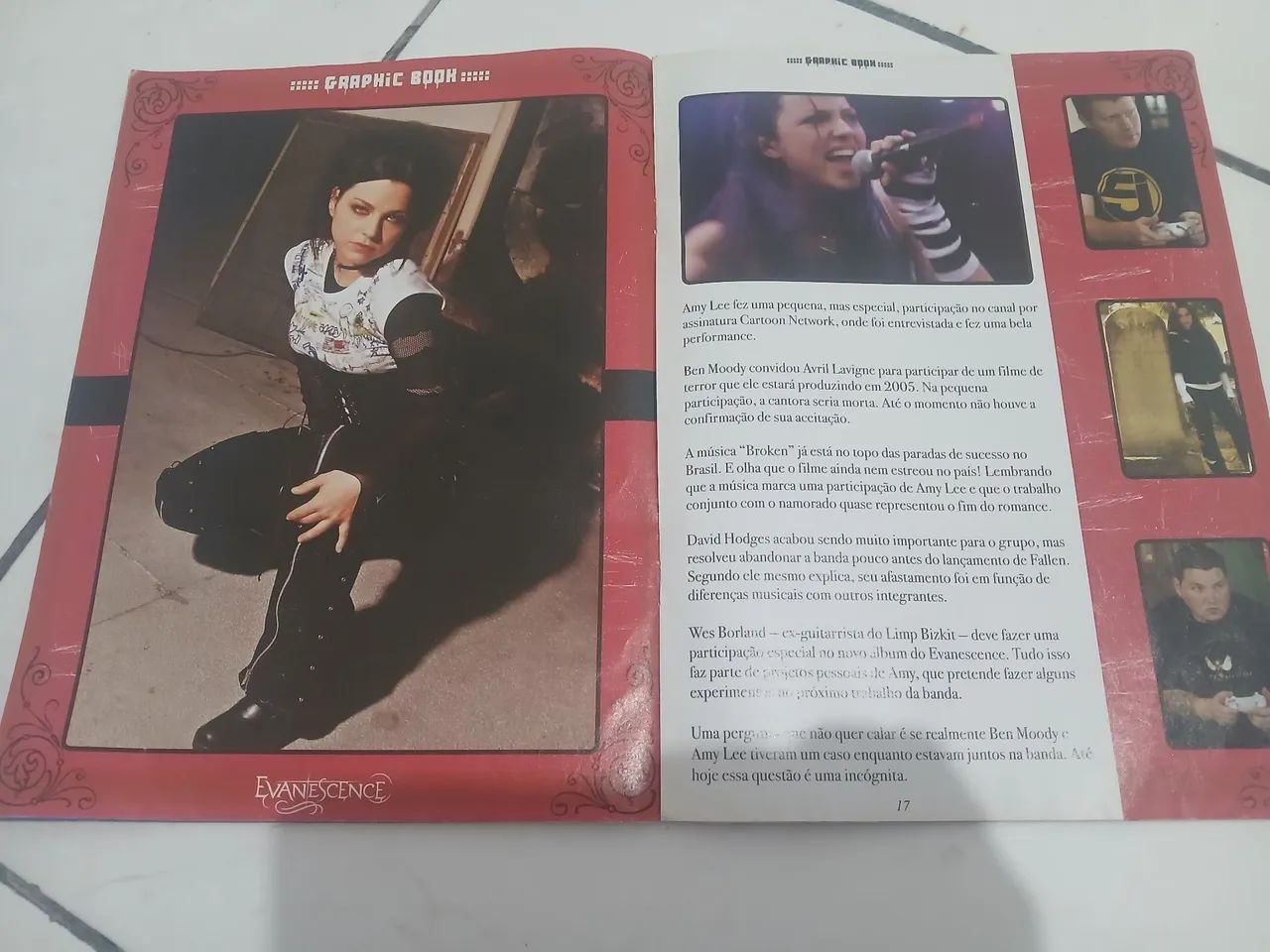 Revista Evanescence colecionadores  - Foto 2