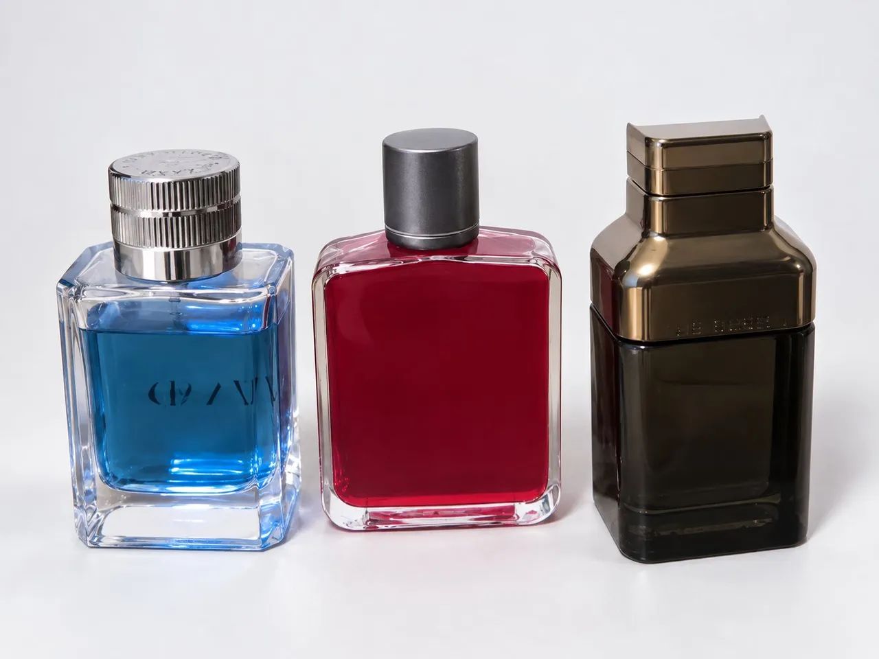 Kit três perfumes.