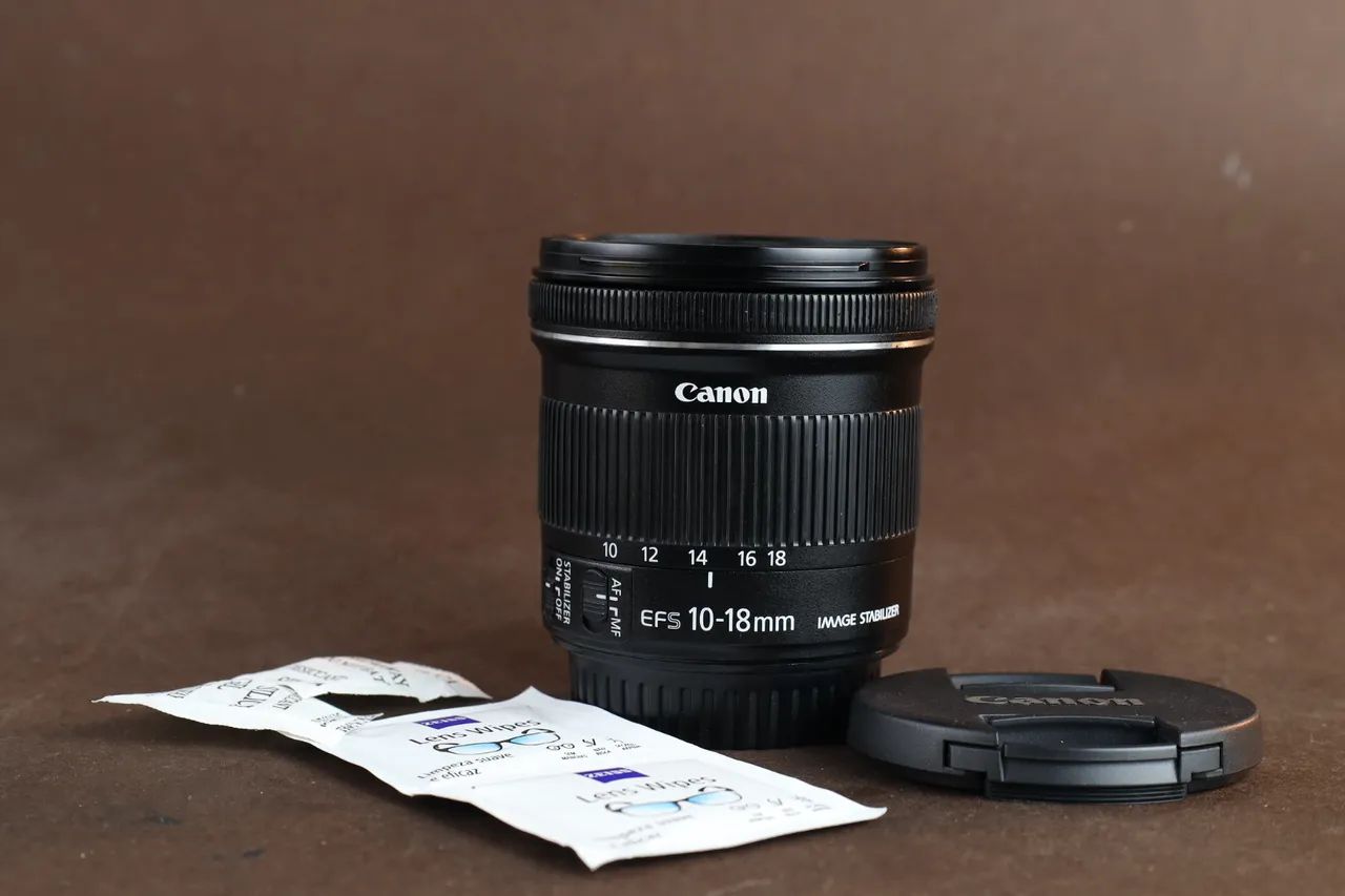 Canon EFS 10-18mm IS STM - Bom estado - Acessórios para Câmeras e