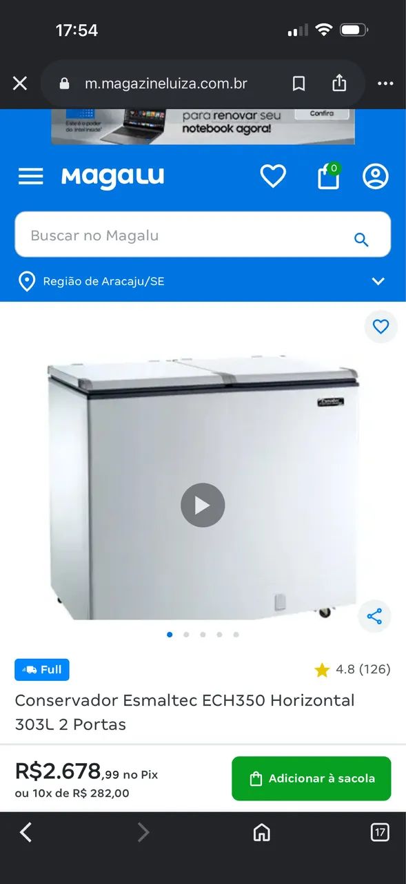 Frazzer horizontal. Conservador horizontal 325L - Foto 3