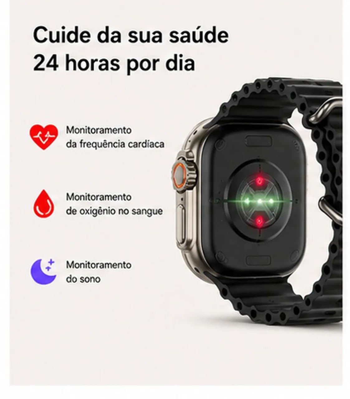 Smartwatch N11 Ultra Nfc Whatsapp Android Ios 4  - Foto 6