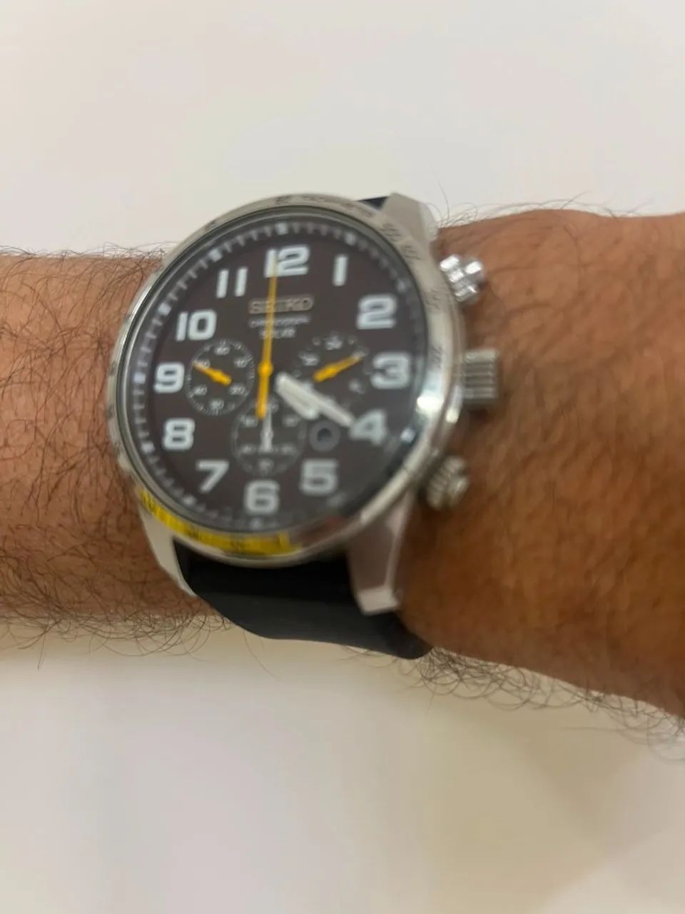 Relógio Seiko Navegador V175 Solar - Foto 4