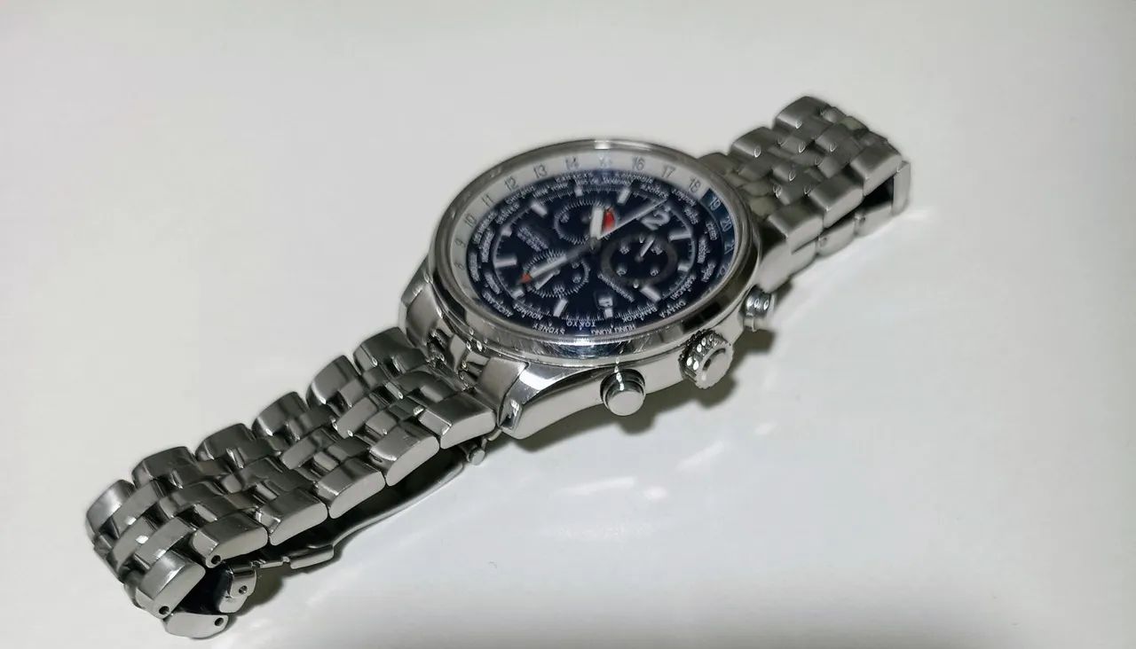Relógio Citizen Eco Drive World Time  - Foto 5