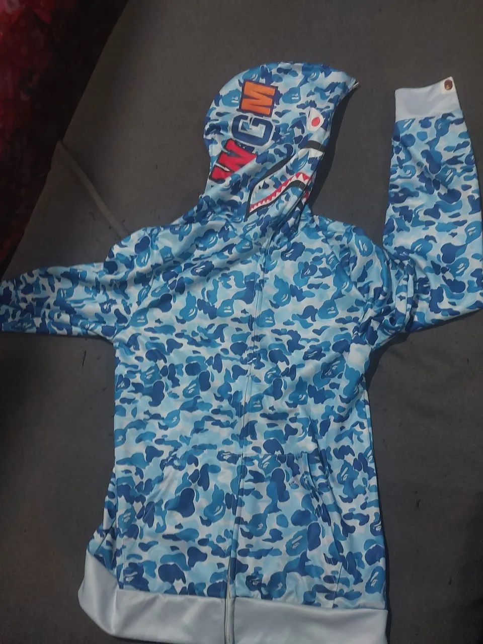 Casaco bape shark blue - Foto 3