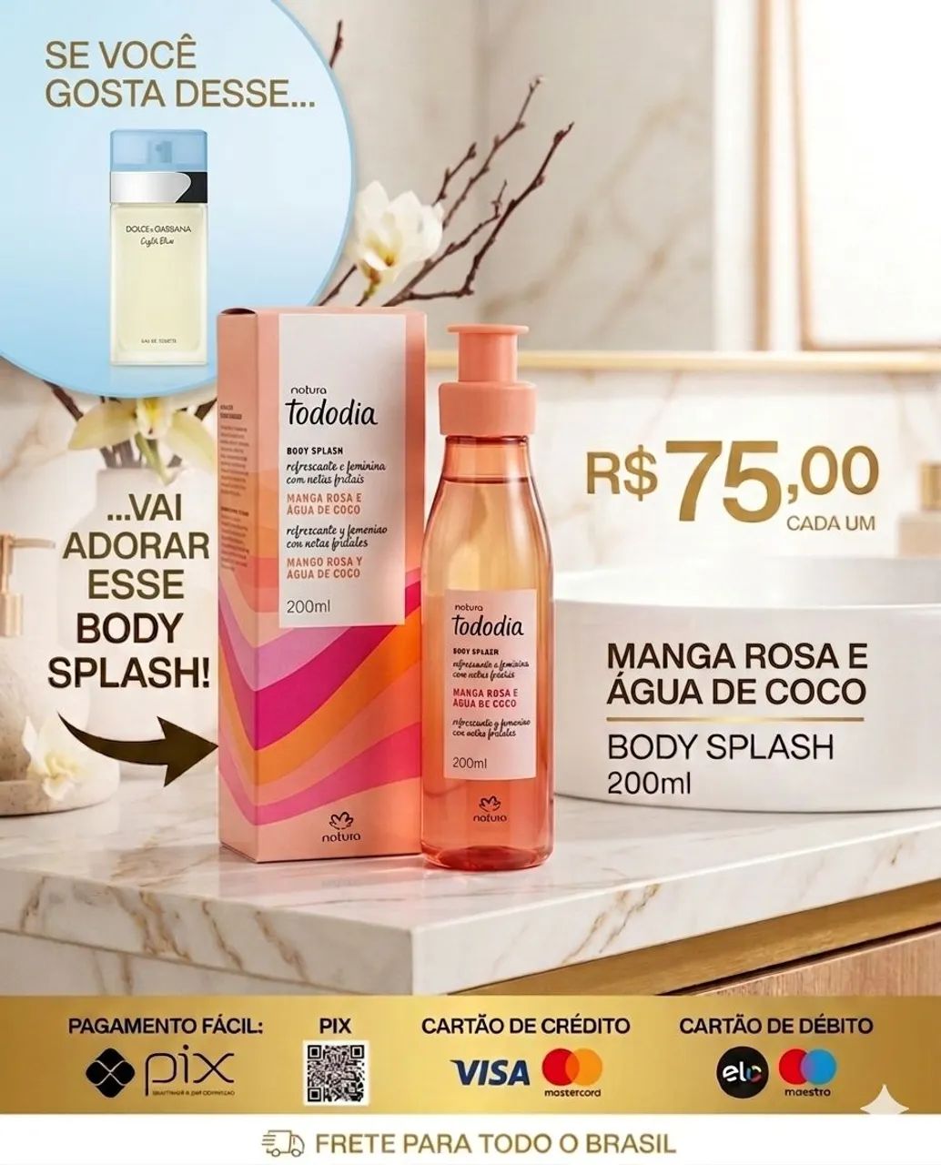 Body splash natura - Foto 3