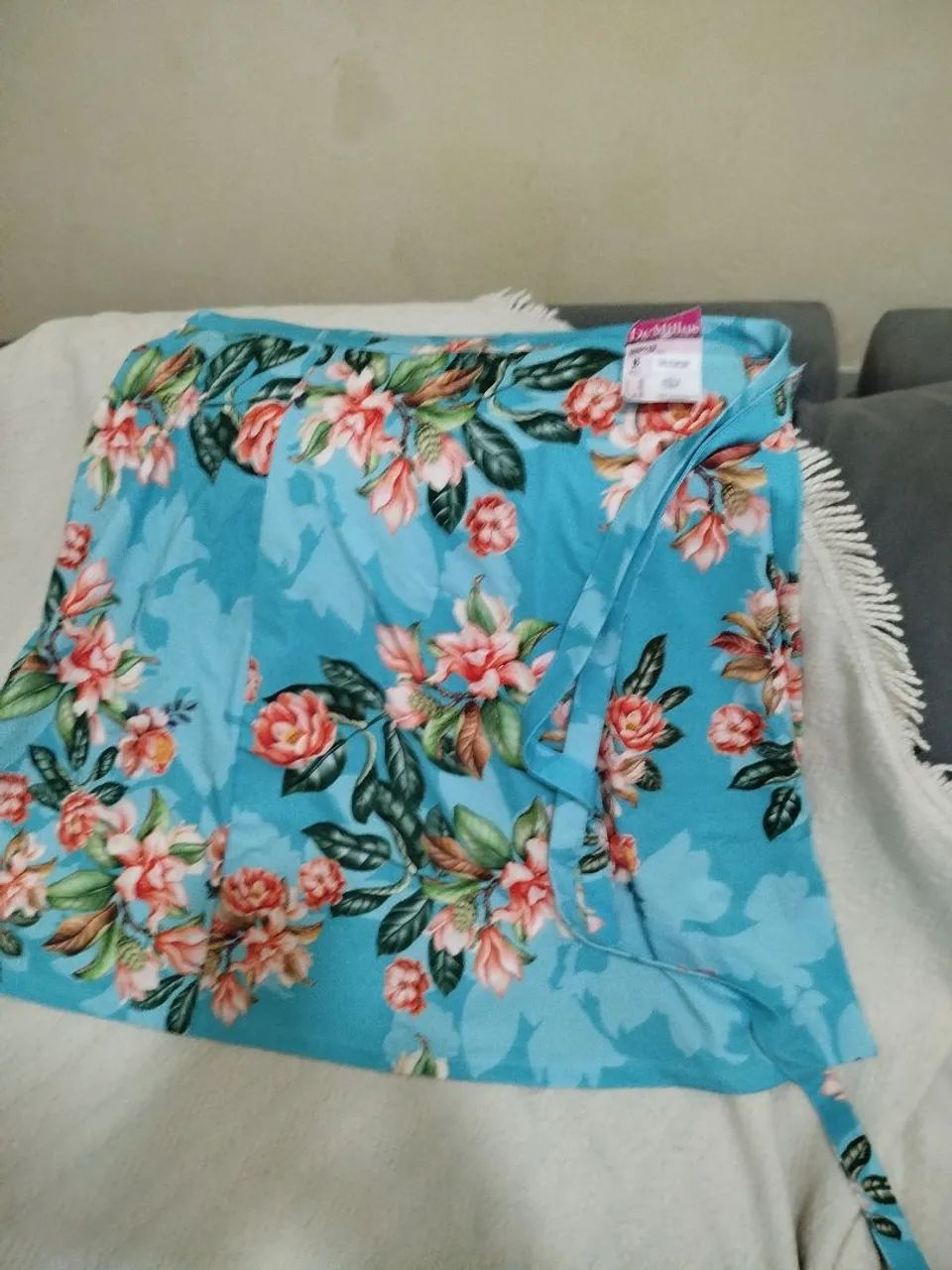 Linda saia envelope estampada DeMillus  - Foto 2