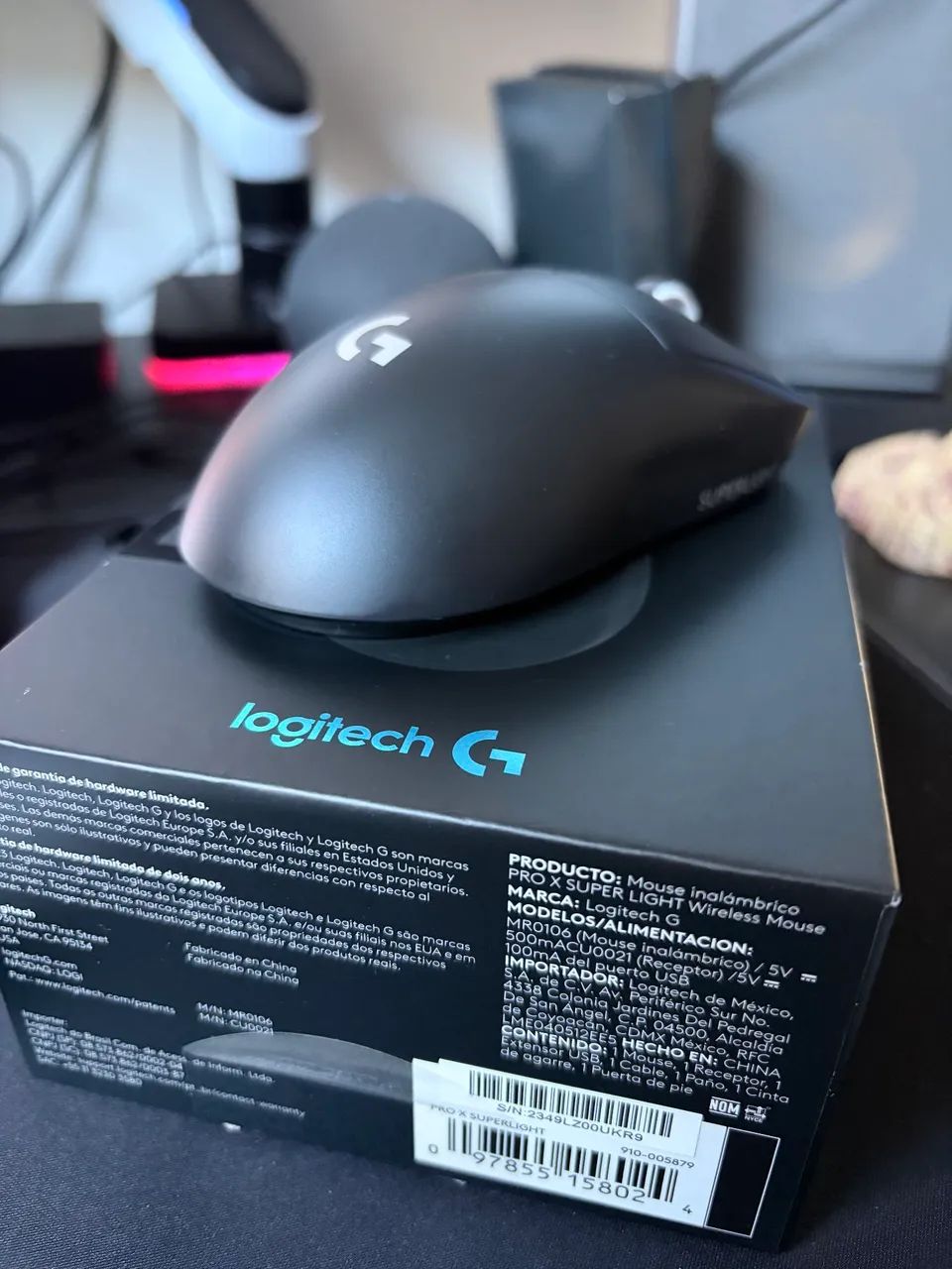 Mouse Gamer Sem Fio Logitech G PRO X Superlight