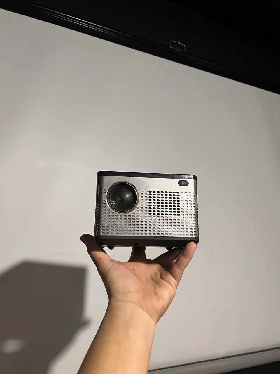 Projetor tv 4k + Telão Branco - Foto 2