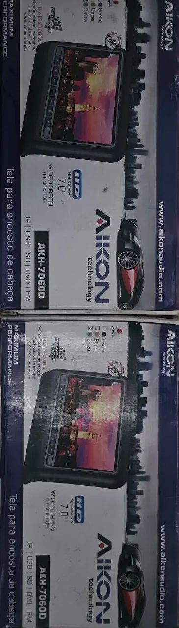 Par telas de encosto AIKON AKH-7060D