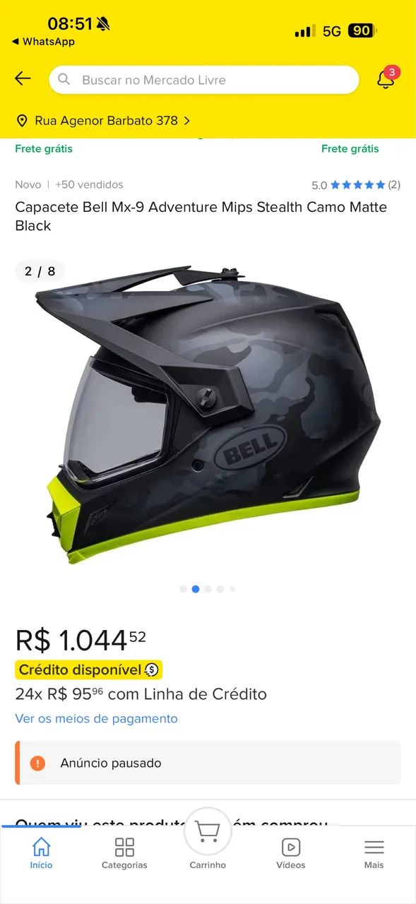 Capacete bell - Foto 3