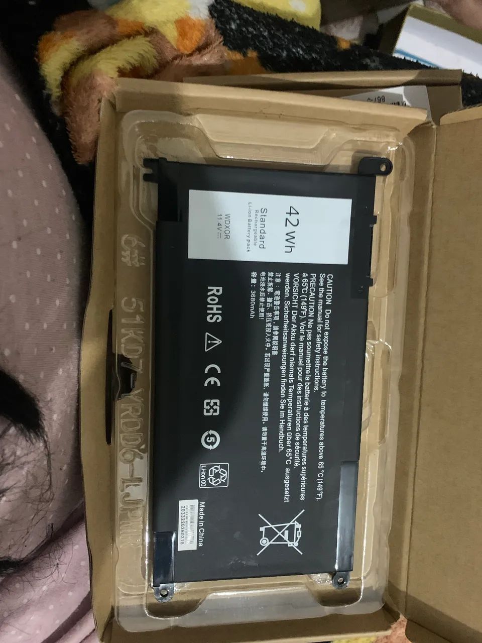 ? Bateria para Notebook WDX0R - 42Wh - Foto 3