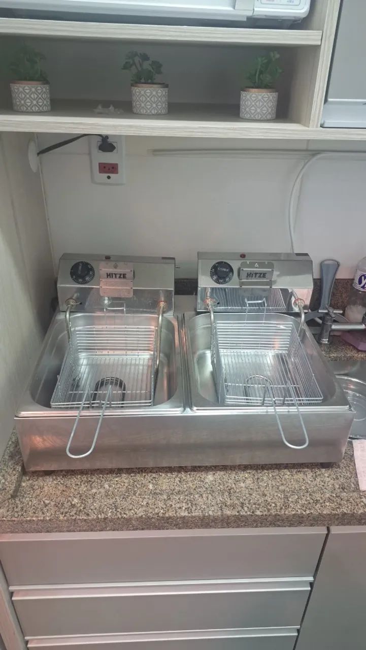 Fritadeira industrial elétrica 220v